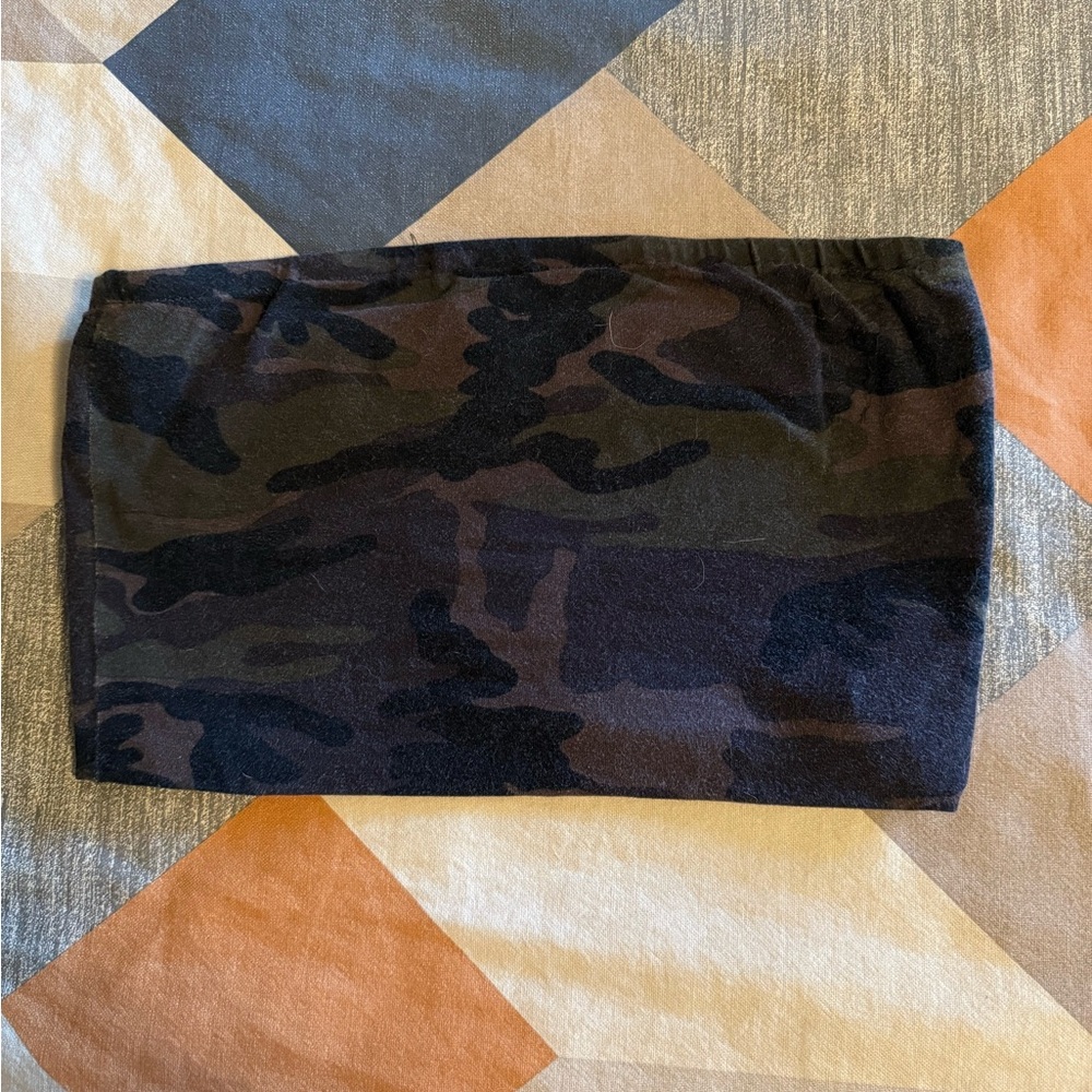 Camouflage Tube Top